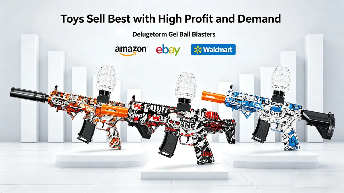 DelugeStorm Water Bullet Toy Gun | Premium Tactical Gel Blasters for Global Players
